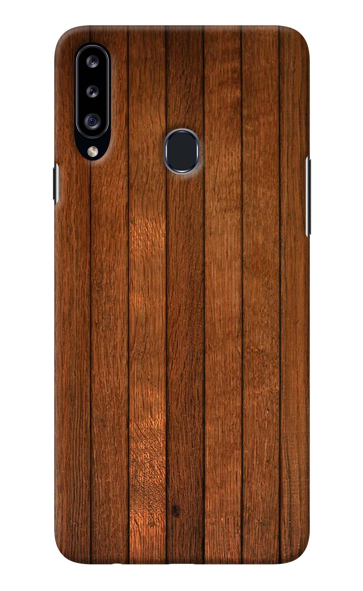 Wooden Artwork Bands Samsung A20s Back Cover