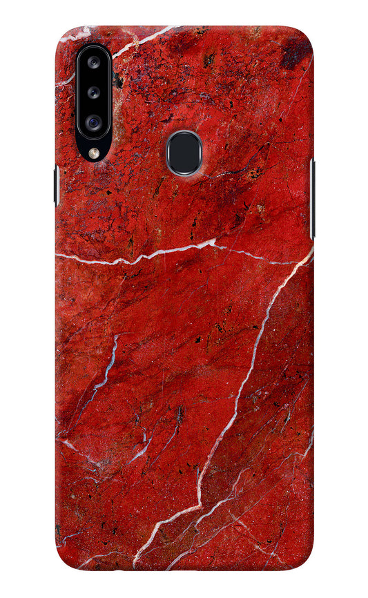 Red Marble Design Samsung A20s Back Cover