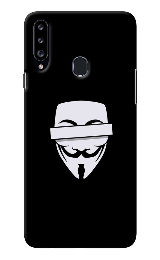 Anonymous Face Samsung A20s Back Cover