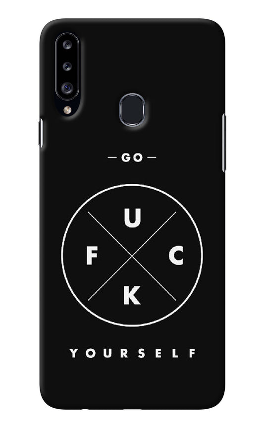 Go Fuck Yourself Samsung A20s Back Cover