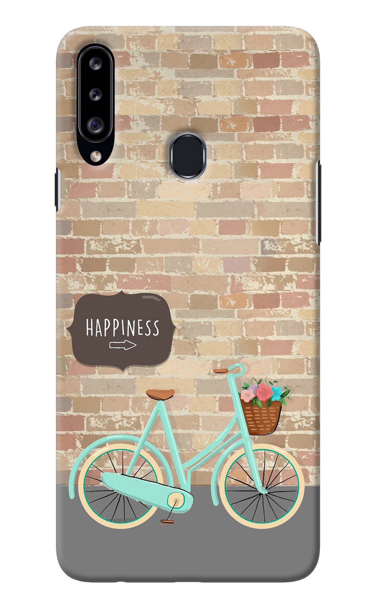 Happiness Artwork Samsung A20s Back Cover