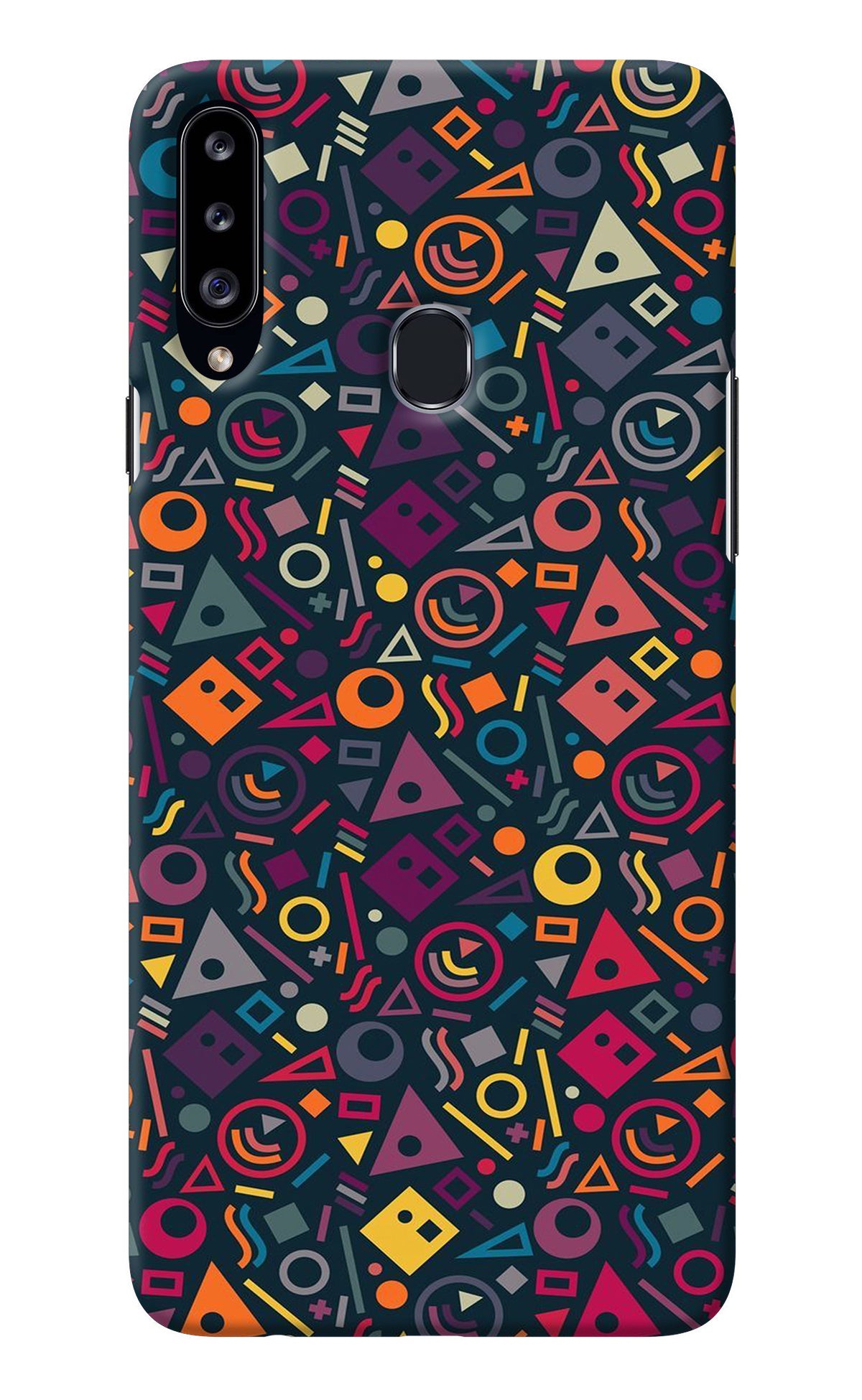 Geometric Abstract Samsung A20s Back Cover