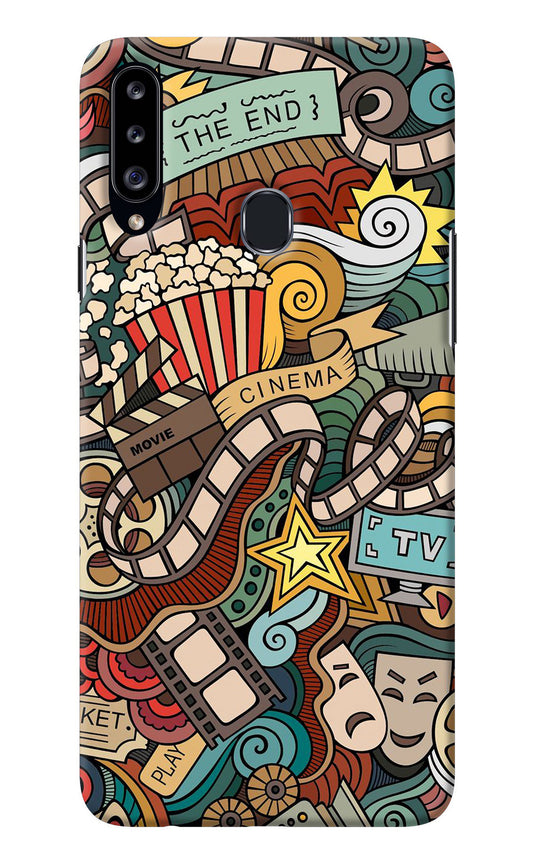 Cinema Abstract Samsung A20s Back Cover
