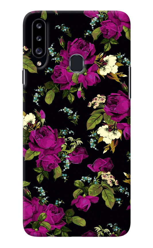 Flowers Samsung A20s Back Cover