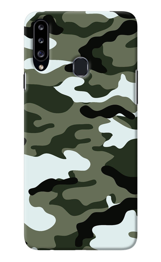 Camouflage Samsung A20s Back Cover
