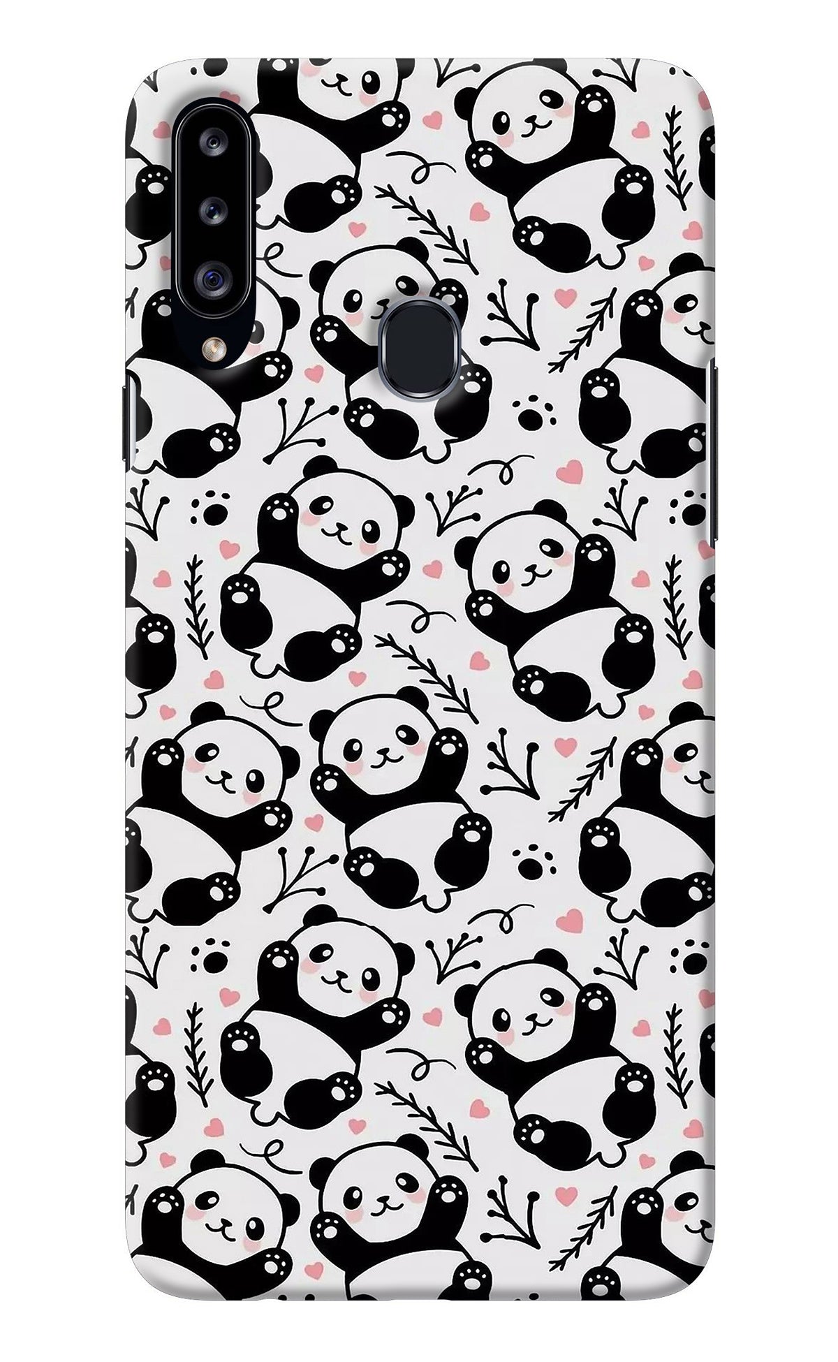 Cute Panda Samsung A20s Back Cover