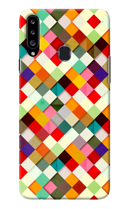 Geometric Abstract Colorful Samsung A20s Back Cover
