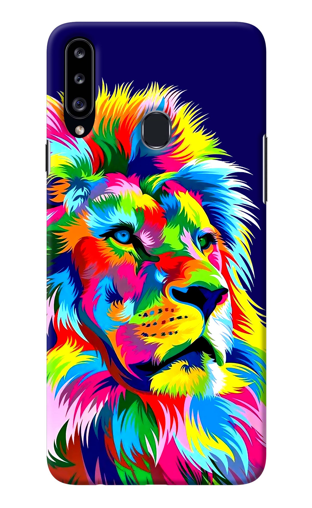 Vector Art Lion Samsung A20s Back Cover