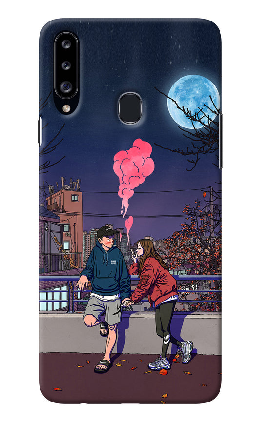 Chilling Couple Samsung A20s Back Cover