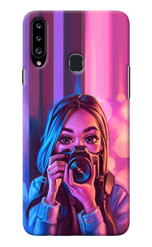 Girl Photographer Samsung A20s Back Cover