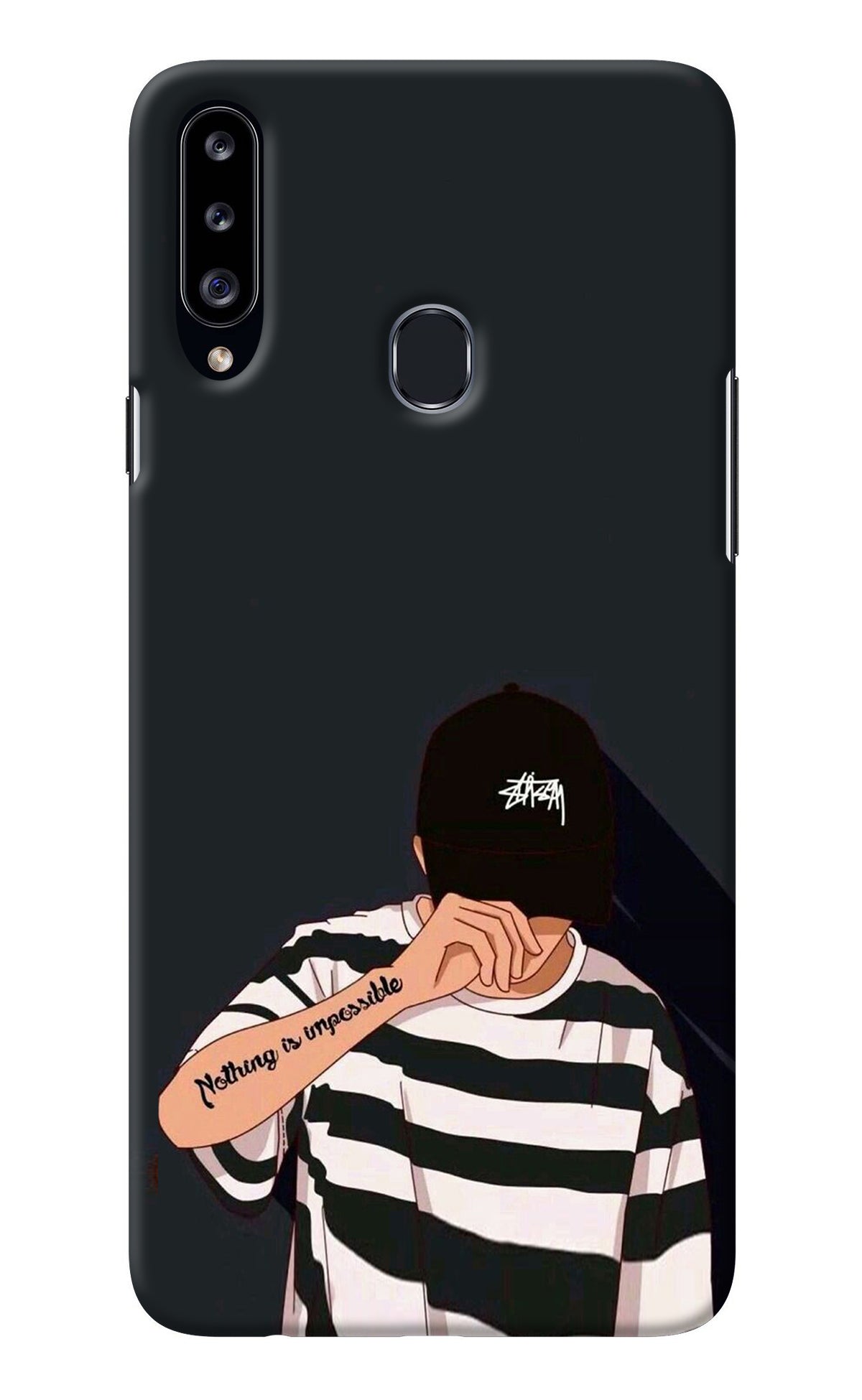 Aesthetic Boy Samsung A20s Back Cover