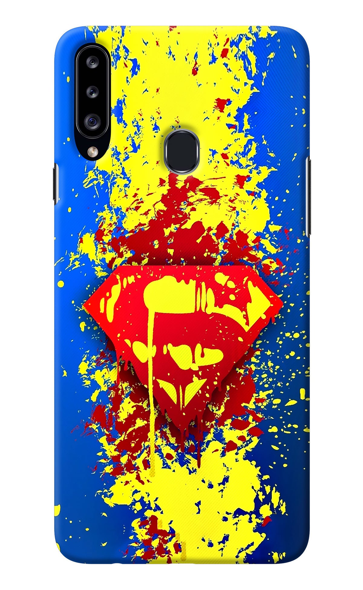 Superman logo Samsung A20s Back Cover