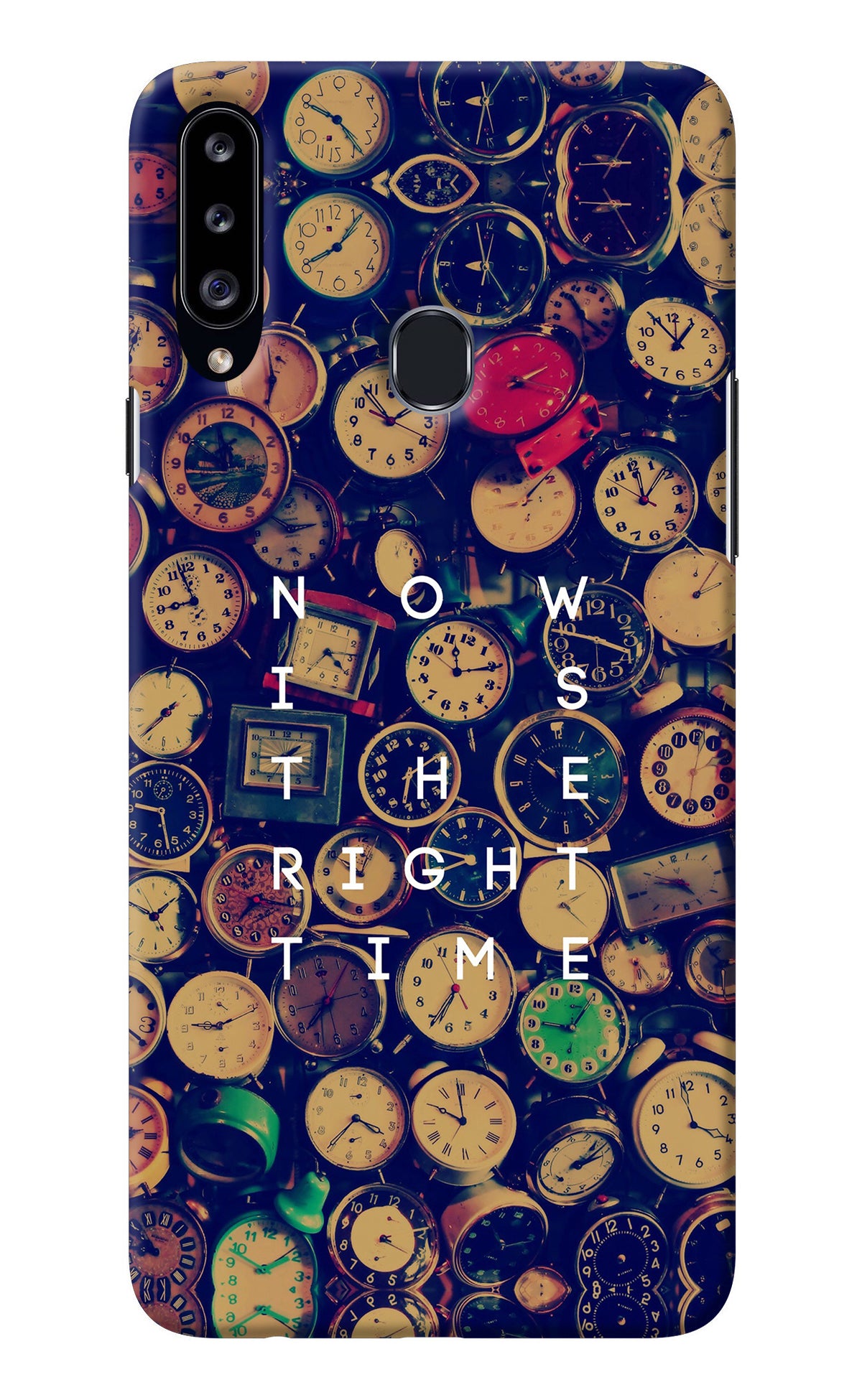 Now is the Right Time Quote Samsung A20s Back Cover