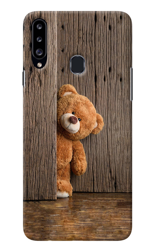 Teddy Wooden Samsung A20s Back Cover