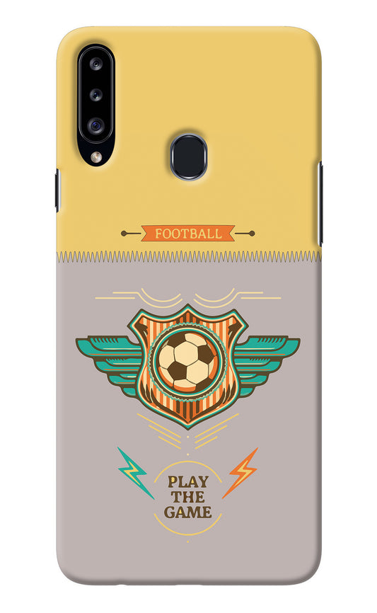 Football Samsung A20s Back Cover