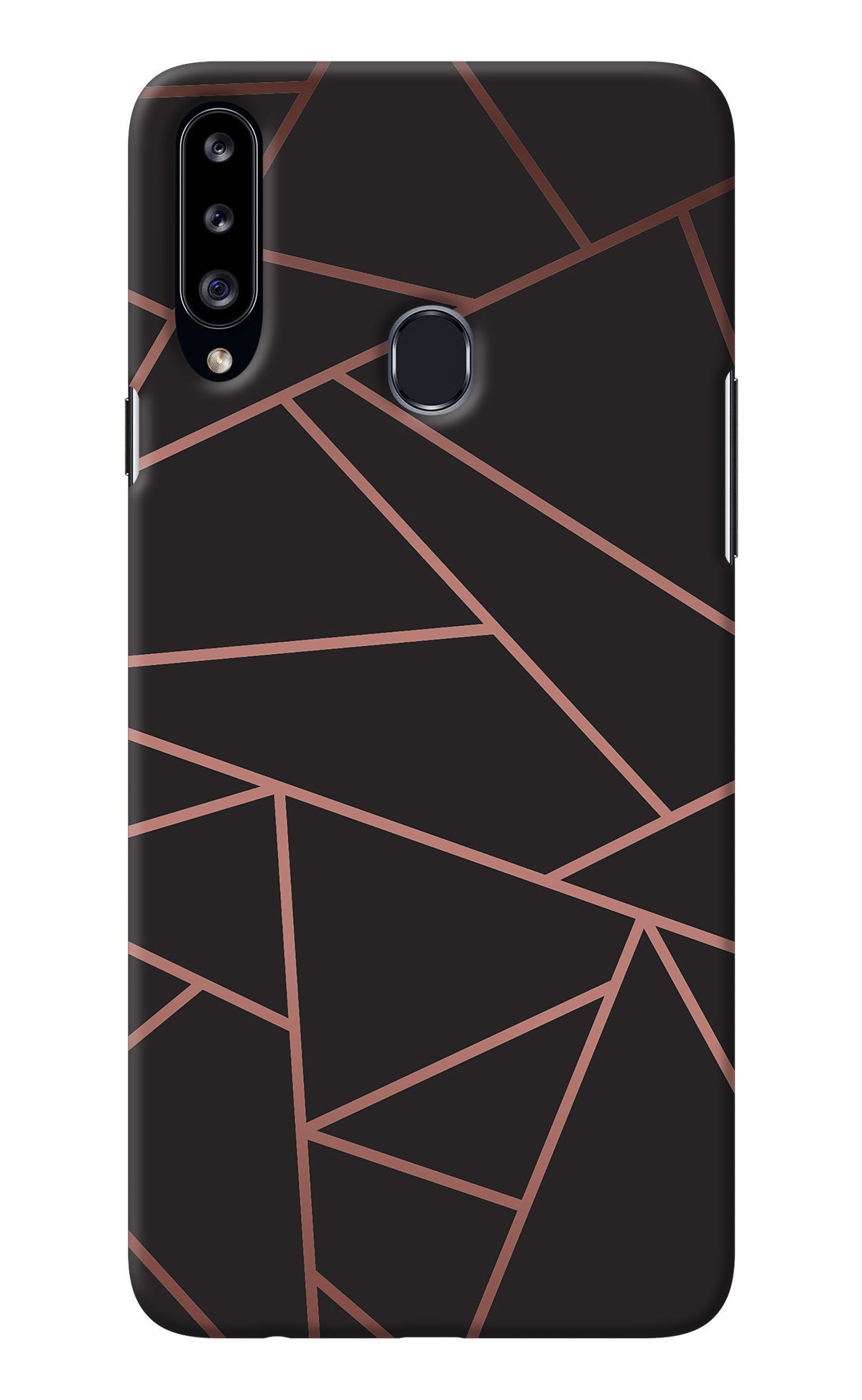 Geometric Pattern Samsung A20s Back Cover