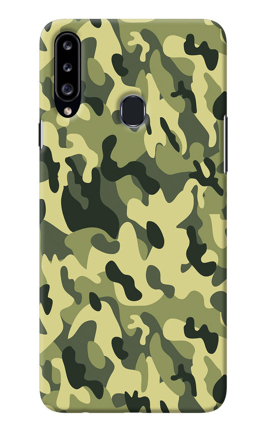 Camouflage Samsung A20s Back Cover