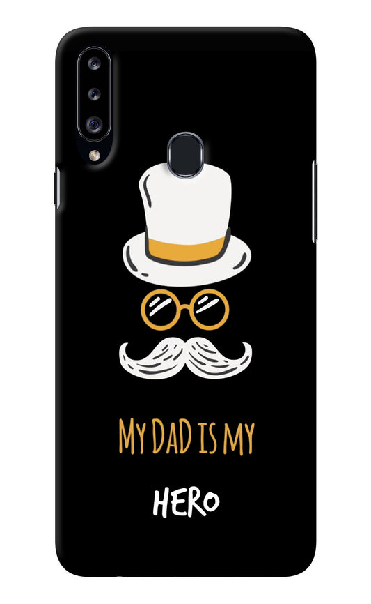 My Dad Is My Hero Samsung A20s Back Cover