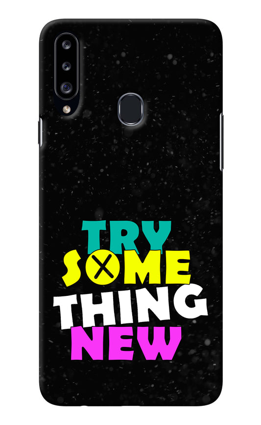 Try Something New Samsung A20s Back Cover