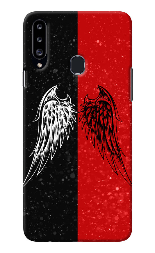 Wings Samsung A20s Back Cover