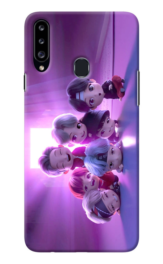 BTS Chibi Samsung A20s Back Cover