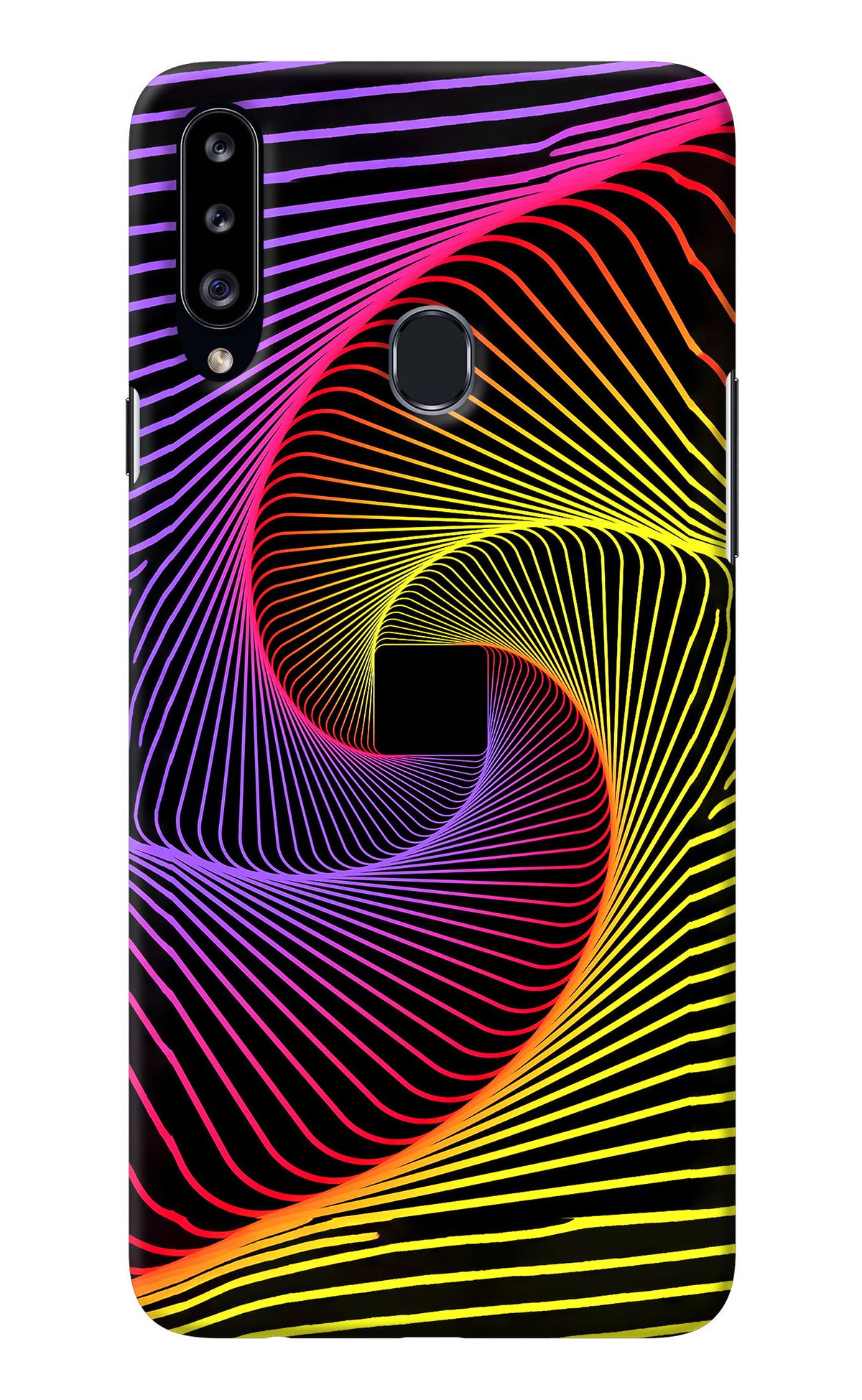 Colorful Strings Samsung A20s Back Cover