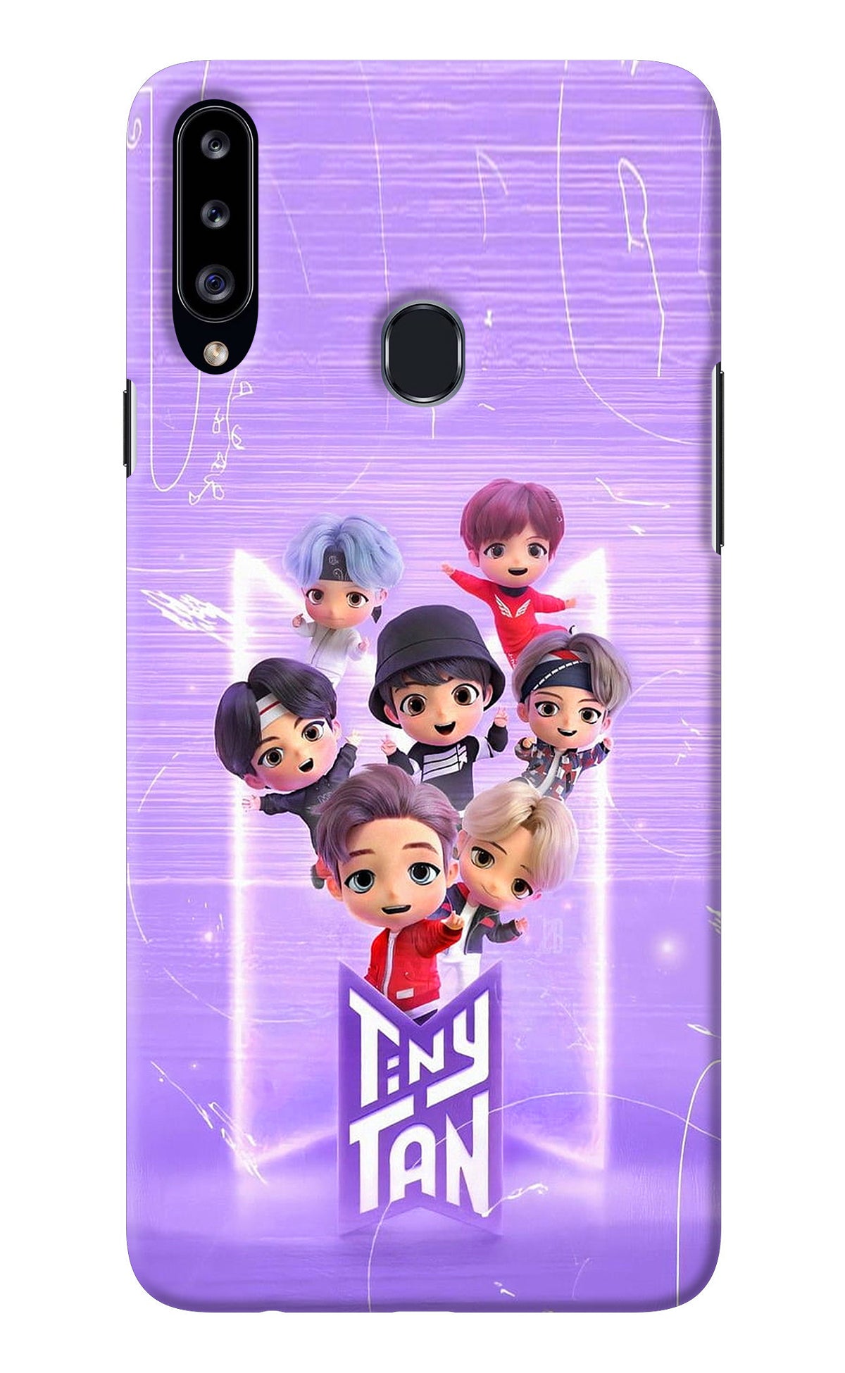 BTS Tiny Tan Samsung A20s Back Cover