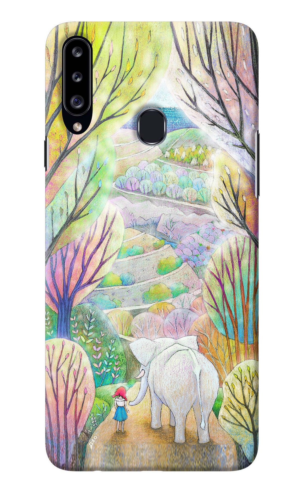 Nature Painting Samsung A20s Back Cover