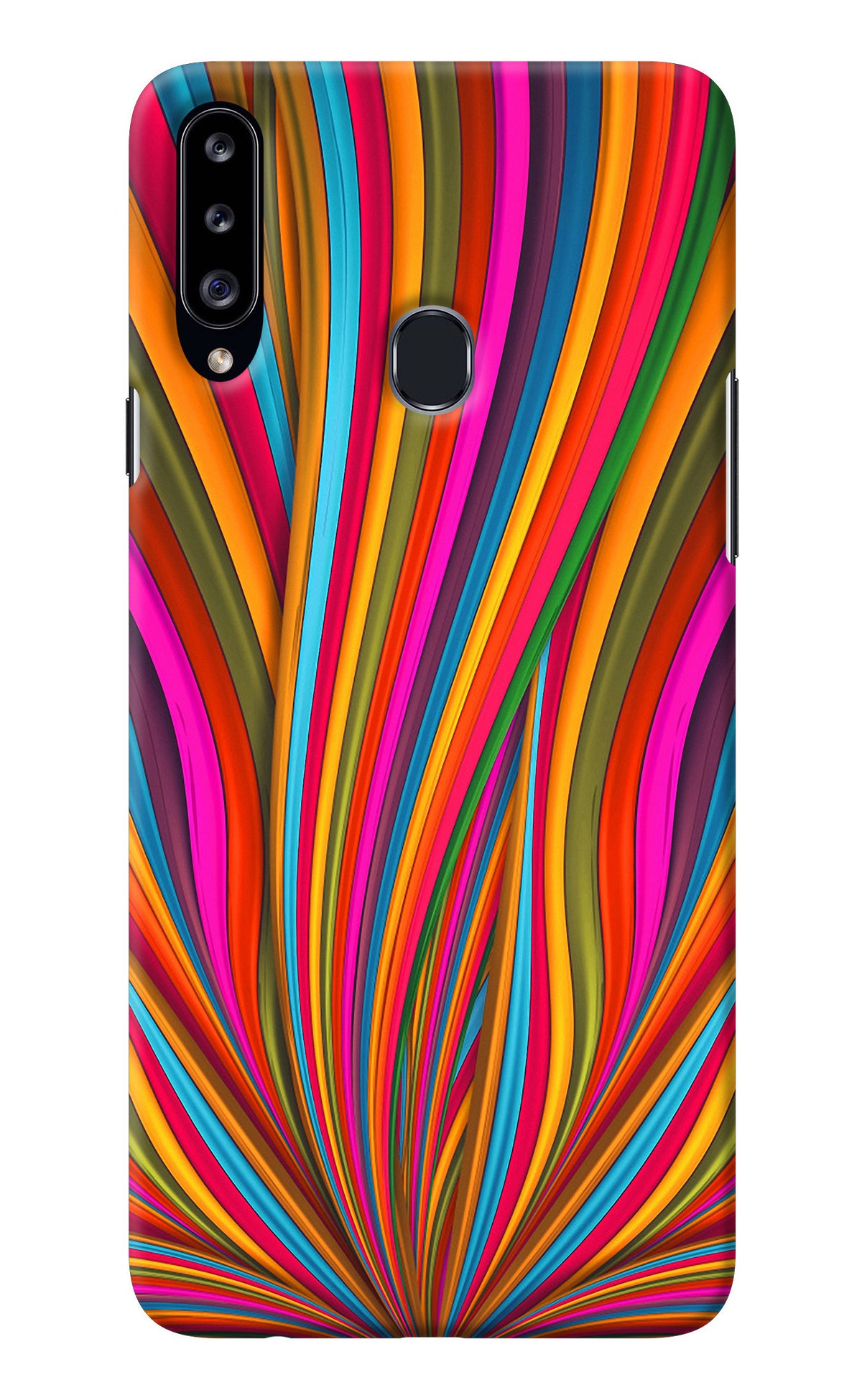 Trippy Wavy Samsung A20s Back Cover