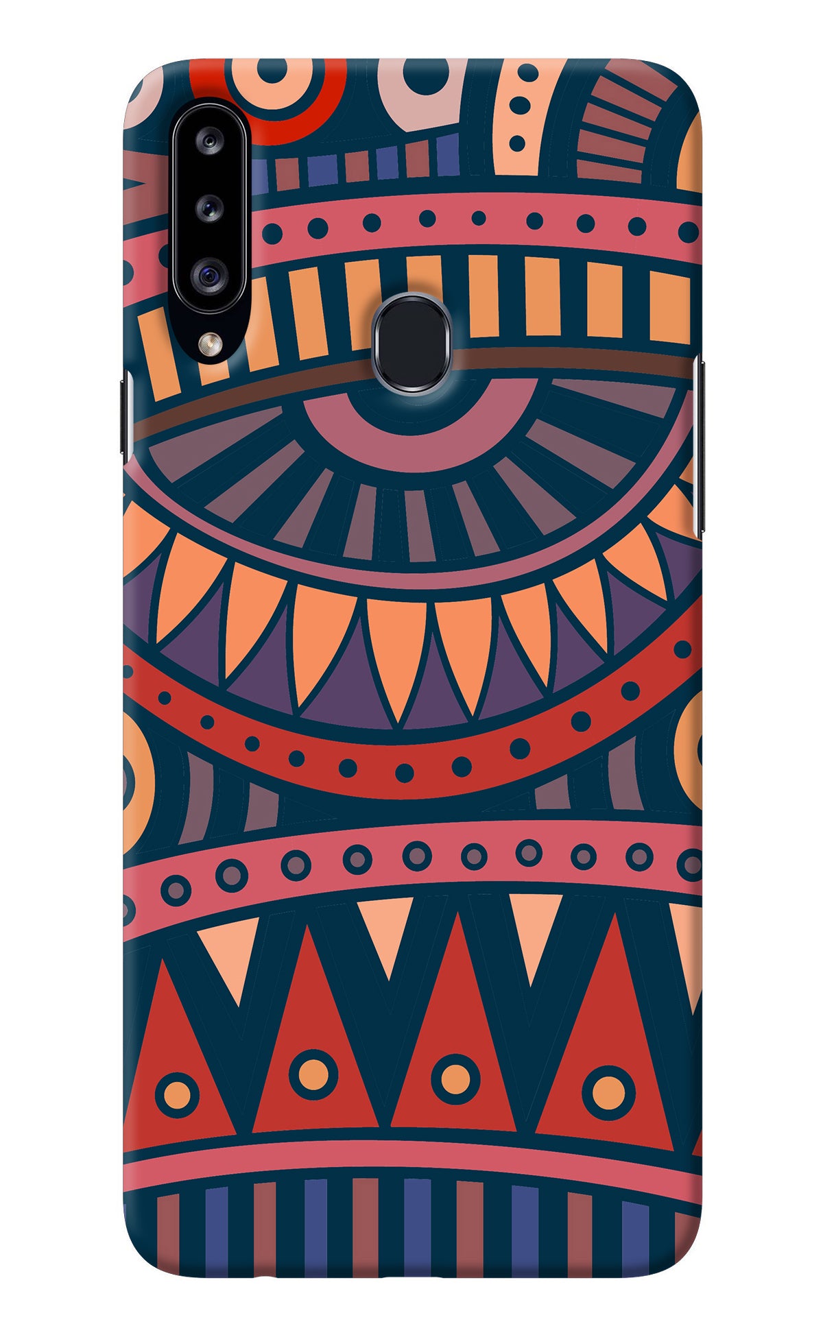 African Culture Design Samsung A20s Back Cover