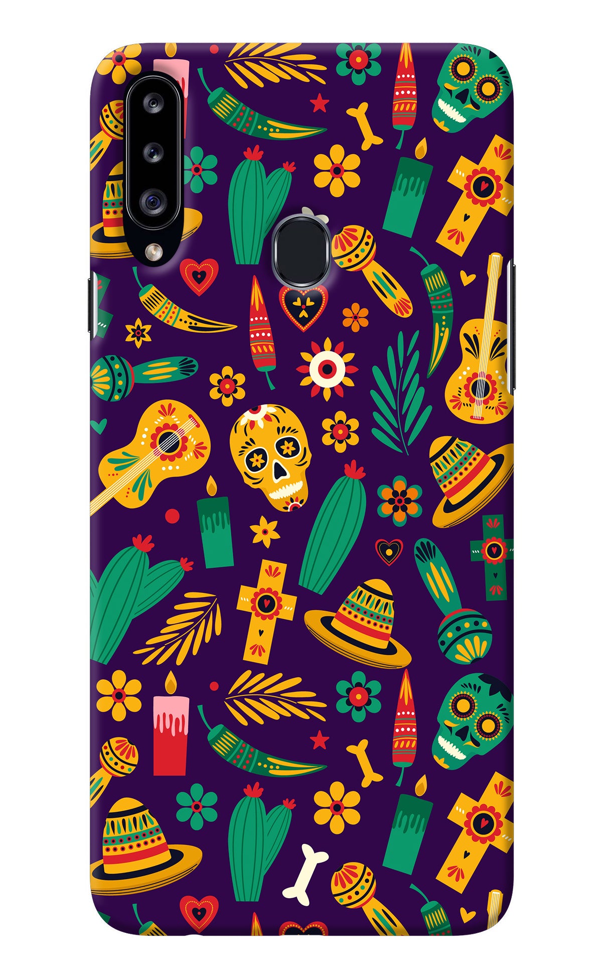 Mexican Artwork Samsung A20s Back Cover