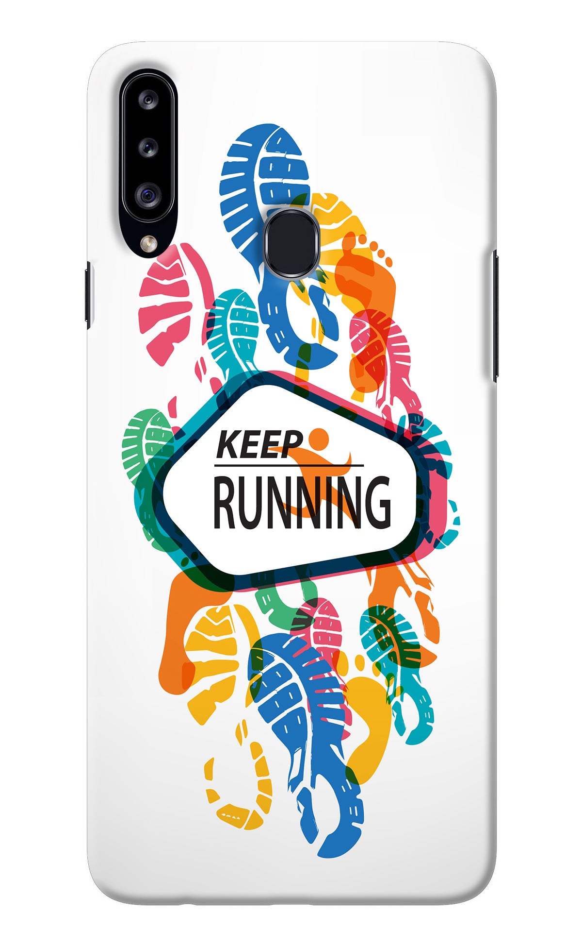 Keep Running Samsung A20s Back Cover