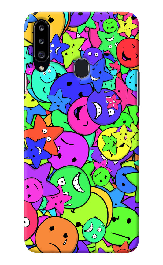 Fun Doodle Samsung A20s Back Cover