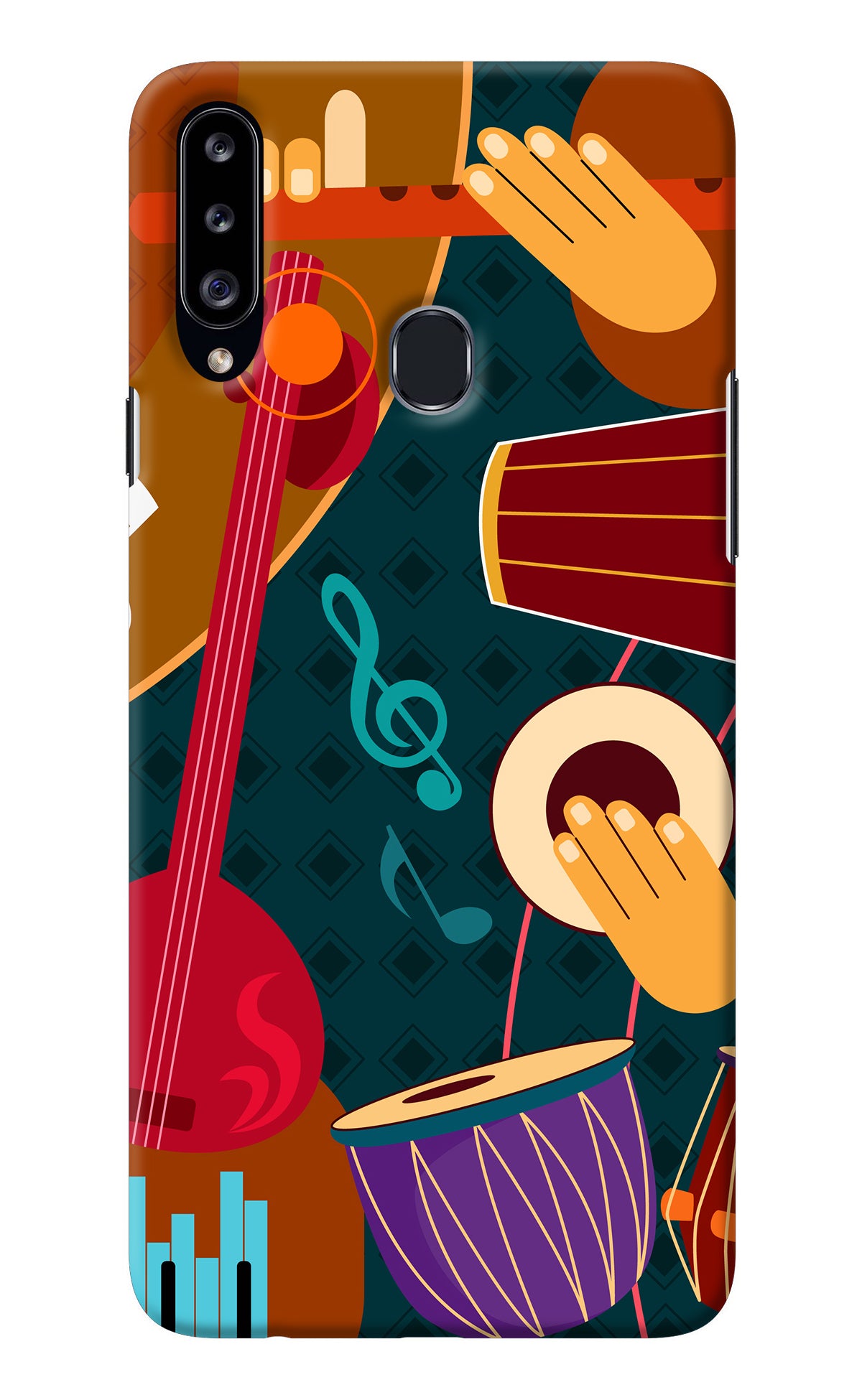 Music Instrument Samsung A20s Back Cover