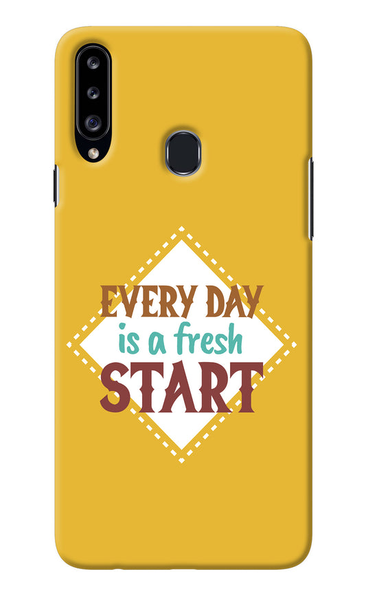 Every day is a Fresh Start Samsung A20s Back Cover