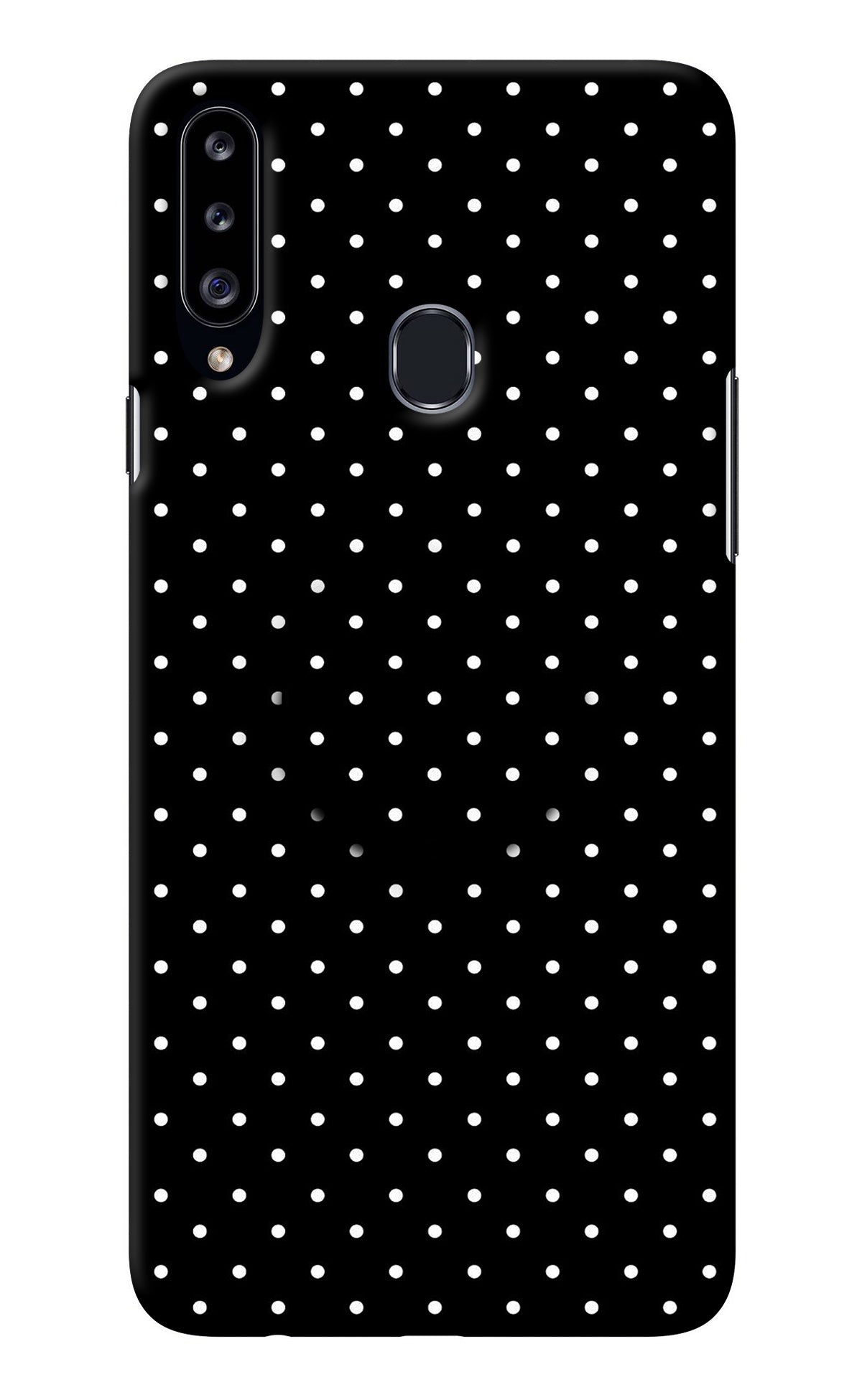 White Dots Samsung A20s Pop Case