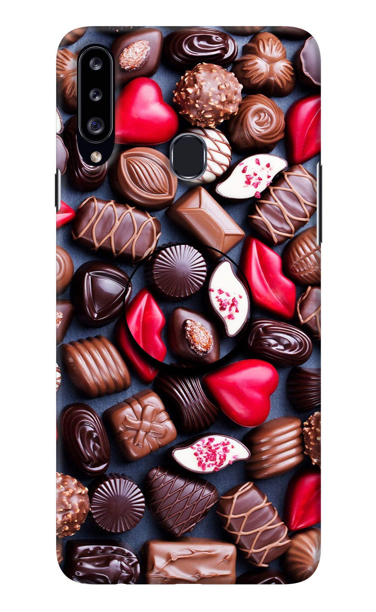 Chocolates Samsung A20s Pop Case