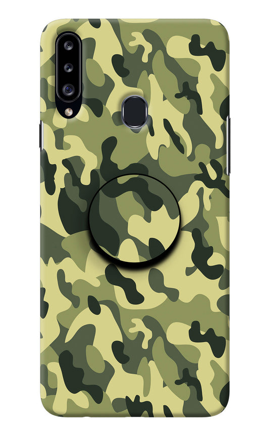 Camouflage Samsung A20s Pop Case
