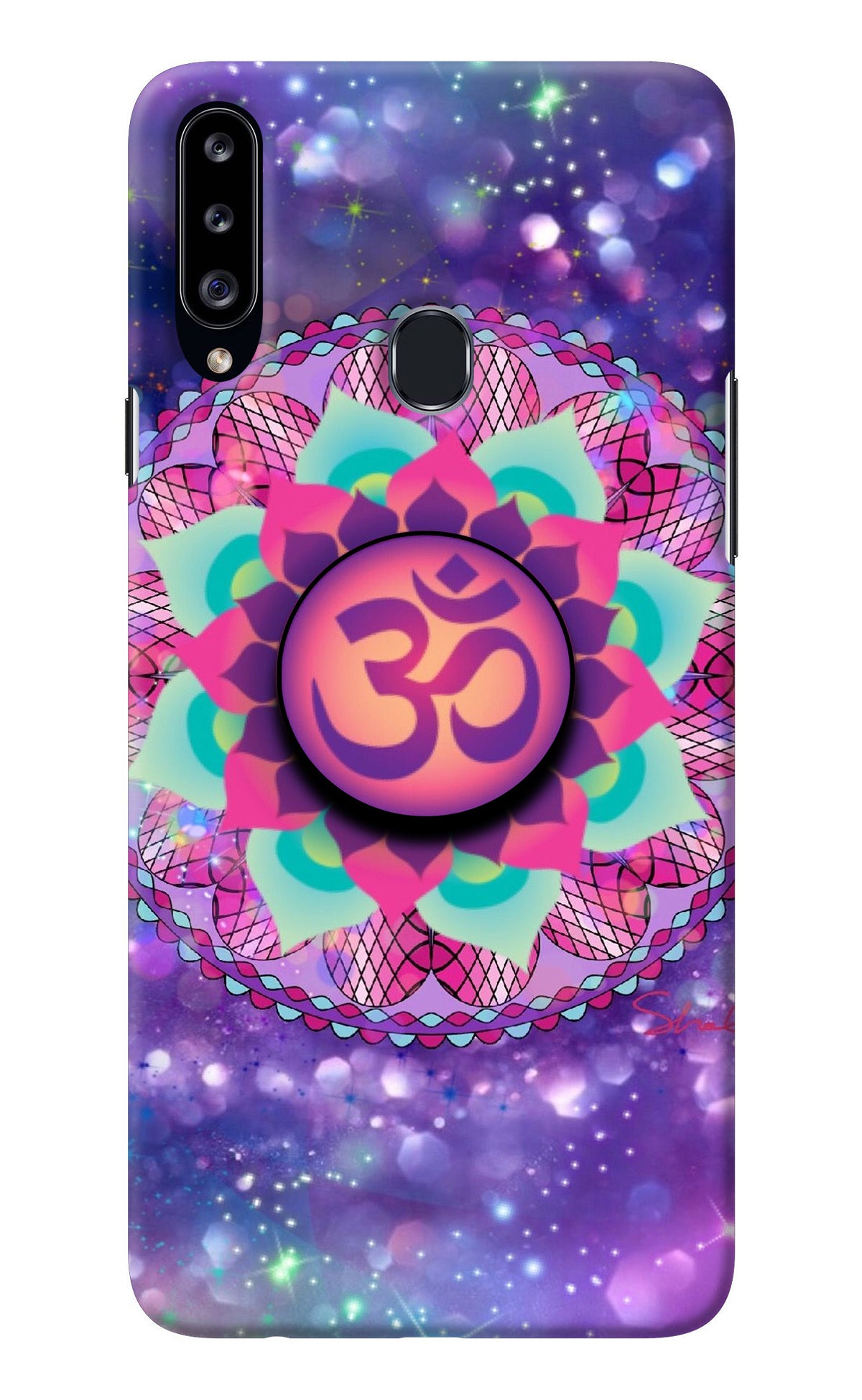 Om Purple Samsung A20s Pop Case