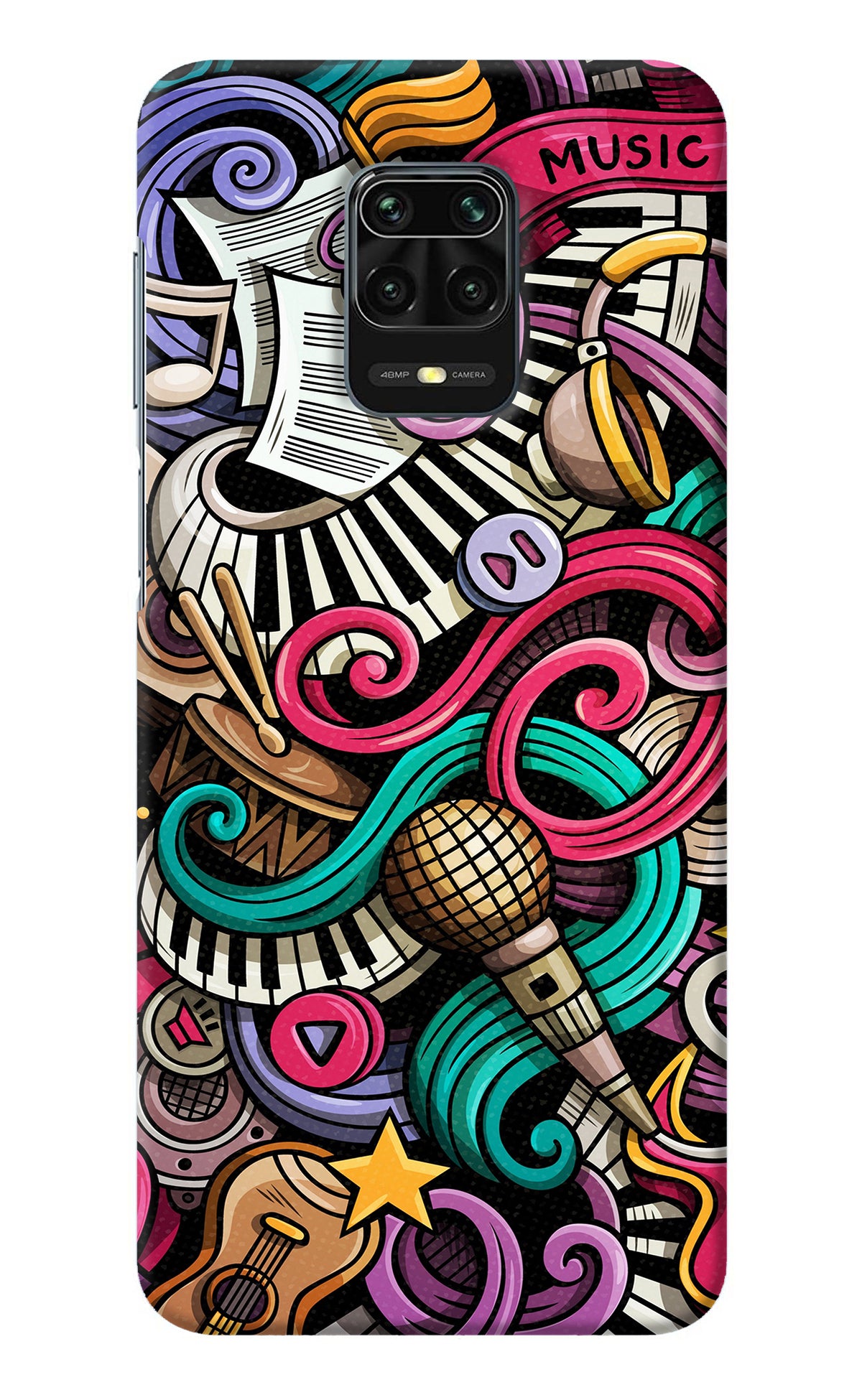 Music Abstract Redmi Note 9 Pro/Pro Max Back Cover