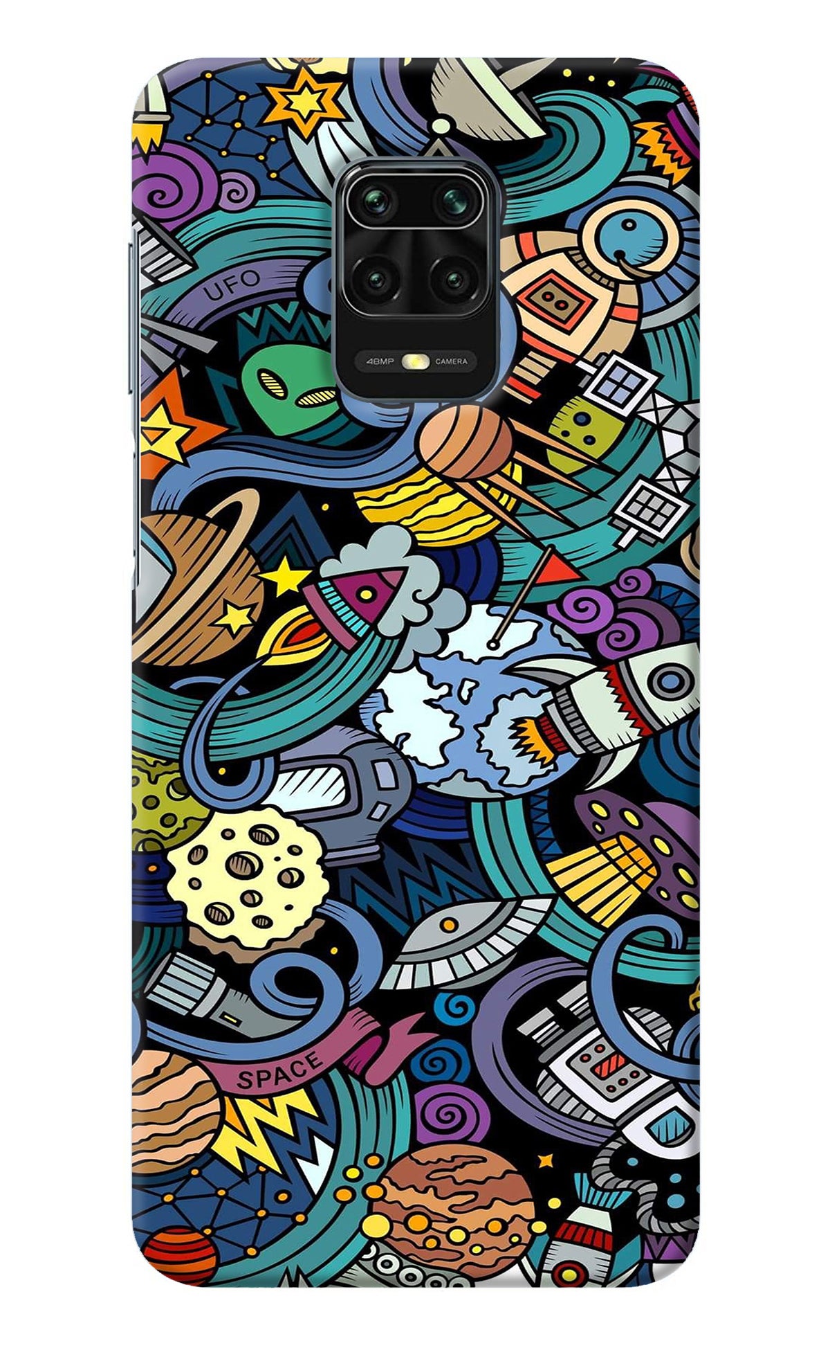 Space Abstract Redmi Note 9 Pro/Pro Max Back Cover
