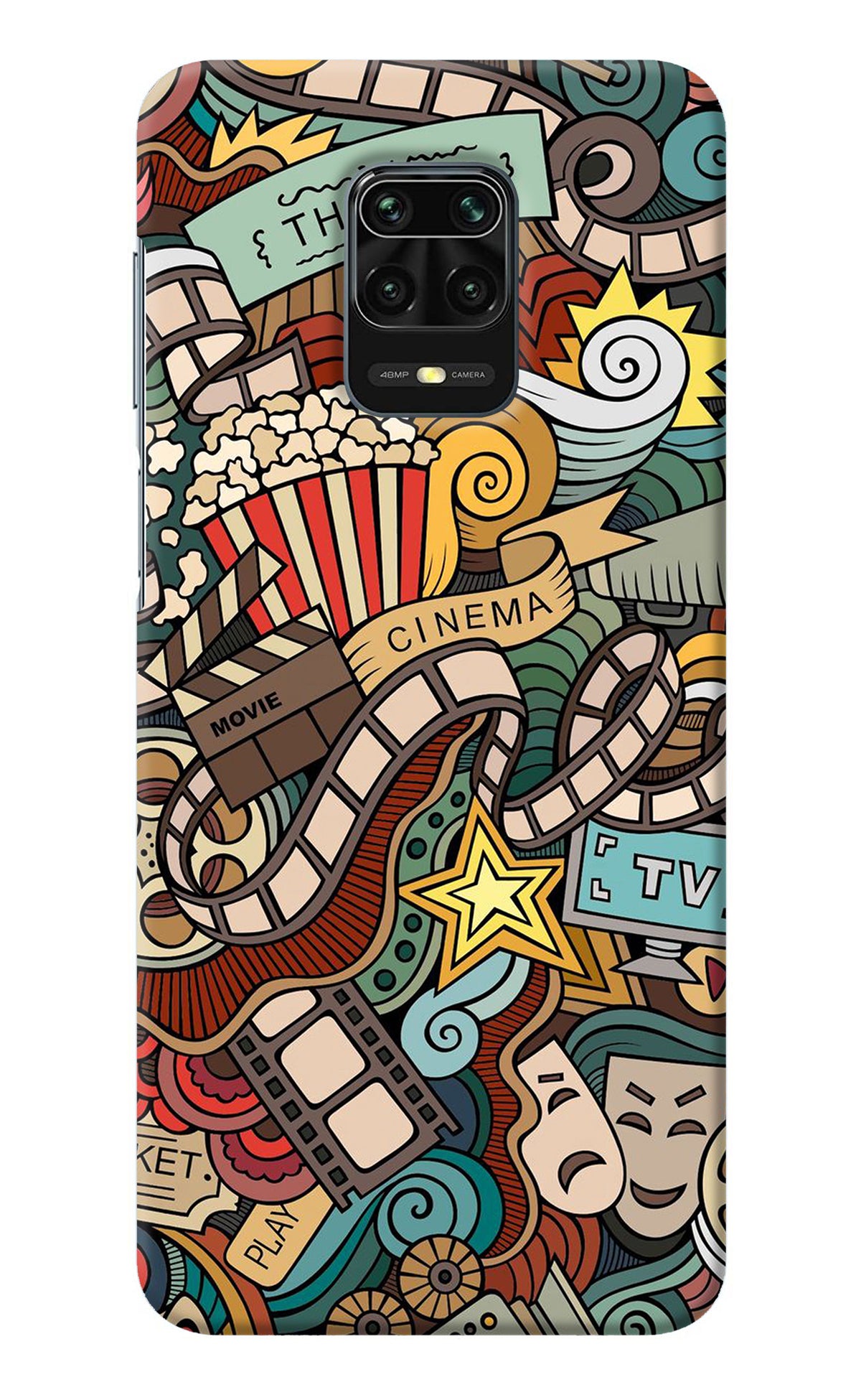 Cinema Abstract Redmi Note 9 Pro/Pro Max Back Cover