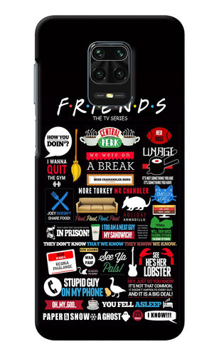 FRIENDS Redmi Note 9 Pro/Pro Max Back Cover