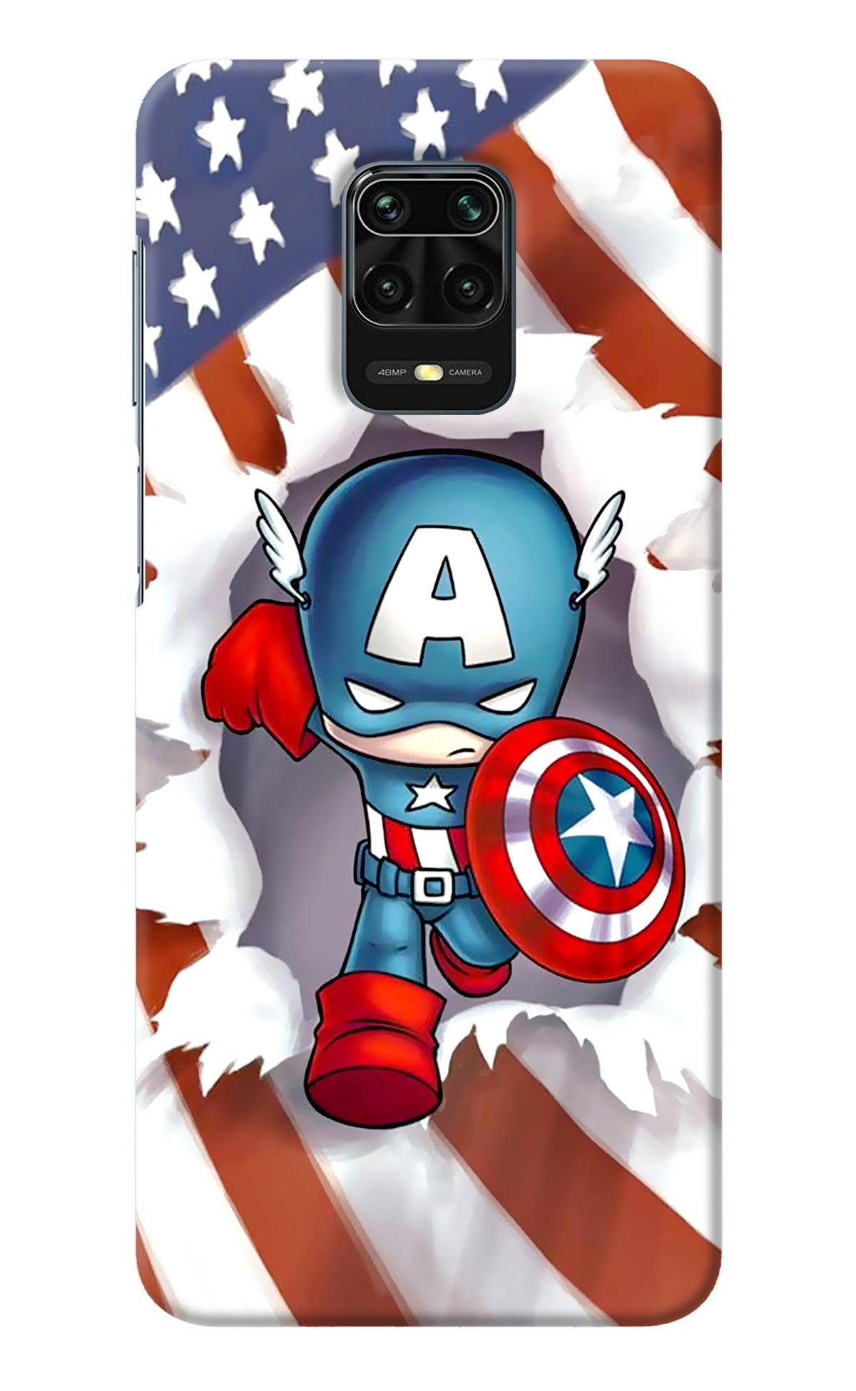 Captain America Redmi Note 9 Pro/Pro Max Back Cover