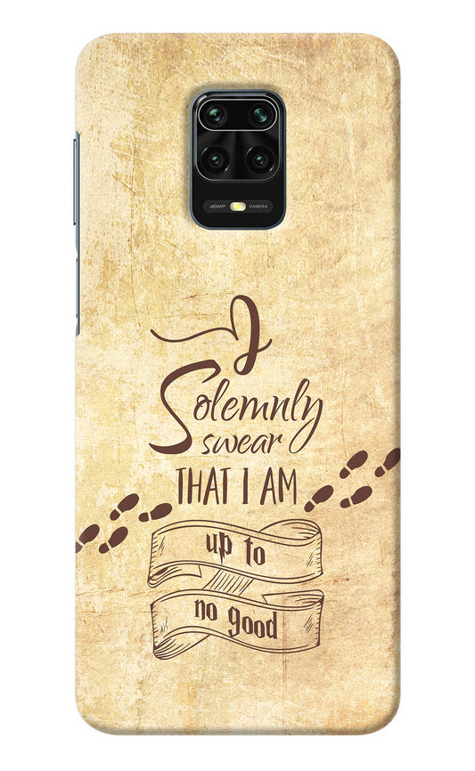 I Solemnly swear that i up to no good Redmi Note 9 Pro/Pro Max Back Cover