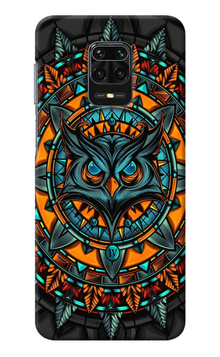Angry Owl Art Redmi Note 9 Pro/Pro Max Back Cover