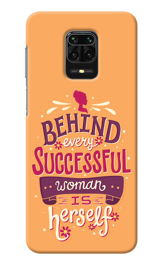 Behind Every Successful Woman There Is Herself Redmi Note 9 Pro/Pro Max Back Cover