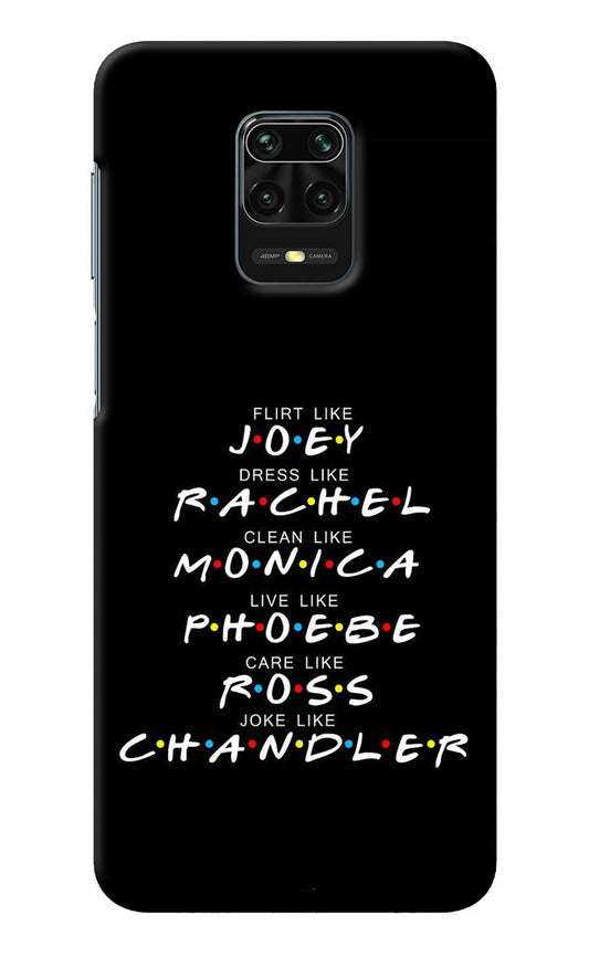 FRIENDS Character Redmi Note 9 Pro/Pro Max Back Cover