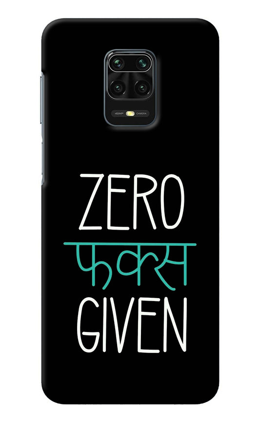 Zero Fucks Given Redmi Note 9 Pro/Pro Max Back Cover