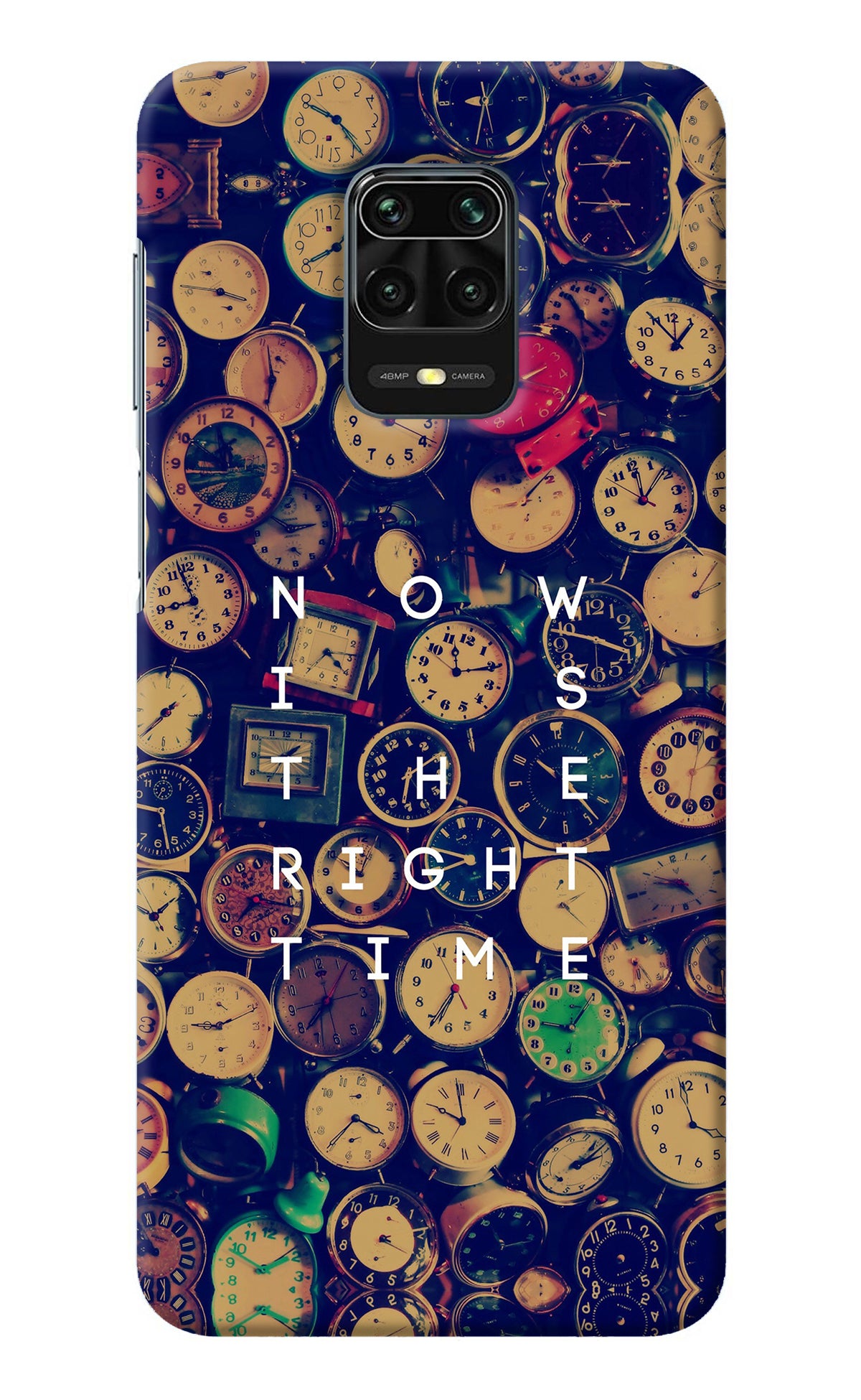 Now is the Right Time Quote Redmi Note 9 Pro/Pro Max Back Cover